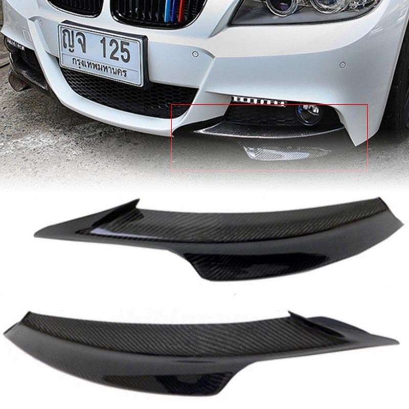 商品名：JXLCLYL 2個 BMW E90 E91 328i 325i LCI M-Tech用 カーボンファイバー フロントバンパー スプリッター スポイラー※お届けまでに、通常2-3週間程お時間を頂戴しております。配送会社の都合により、1ヵ月程度要する可能性もございます。パラメータ：高品質のカーボンファイバー製フロントバンパーディバイダー発泡スチロールの使用による超耐久性紫外線保護透明コーティング、退色や老化に強いOEMの完全なインストール、変更や切断は不要簡単インストール素材：カーボンファイバー適用性：-BMW 3シリーズE90 LCIセダンw / M-techバンパー2009-2012-BMW 3-Series E91 LCI Touring w / M-tech Bumper 2009-2012-2009-2011 BMW E90 / E91 3シリーズ4セダンドアとm TECHバンパーのみ-M-Techフロントバンパーとのみ互換性があり、M3またはOEMバンパーとは互換性がありません。パッケージに含まれるもの：1ペアxフロントバンパーセパレーター（左右）