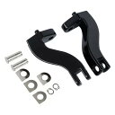 フットペグフットレスト 取付キット ツーリング ストリートグライド ロードキング flht flhr fltr flhx リアパッセンジャー マ(2)