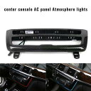 カーボンセンターコンソールー AC パネルライト青とオレンジ2色 Bmw 3 & 4 シリーズF30 F31 F35 F32 F33 F36 F34 F80 F82 F83LCI