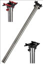 ブロンプトン折りたたみ自転車用超軽量チタン/チタン31.8mm 520mm / 550mm / 600mmシートポスト291g