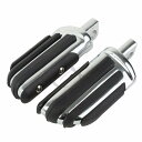 クローム フットペグ ハーレー スポーツスター ソフテイル ダイナ xl883/xl1200/fl/48 ツーリング ゾンビ fxd v-rod アレンネス(2)