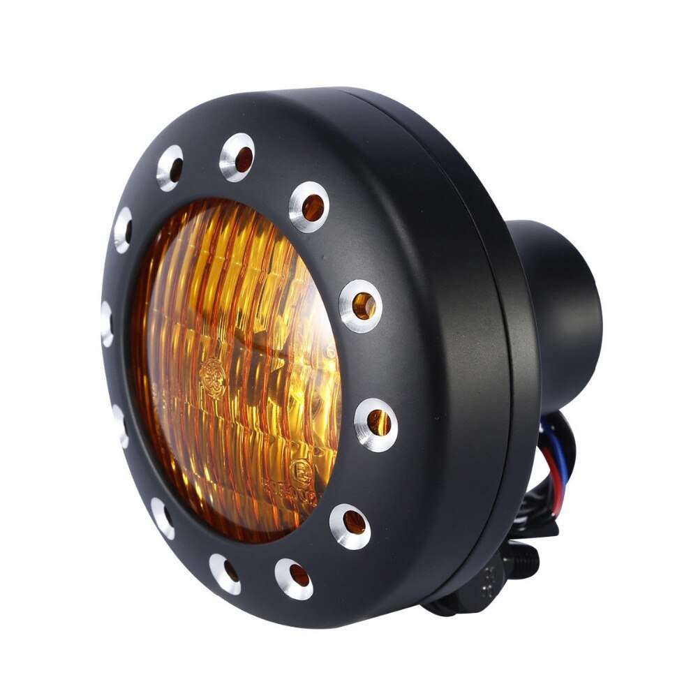 ヘッドライト チョッパー ビンテージ ドリトル アルミ ボバー ハーレー ルーカス パン ナックル ショベ..