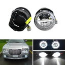 E4 dot 承認 10 ワット cree チップ led ドライビングフォグライト w/drl ハローリングクライスラー 30