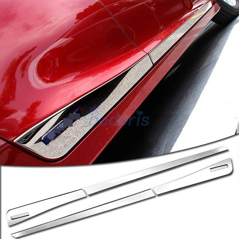 For Lexus CT200h CT 200h 2011-2017 Body Side Garnish Moulding Trim Kits Door Bumper Protector Car Styling Accessories