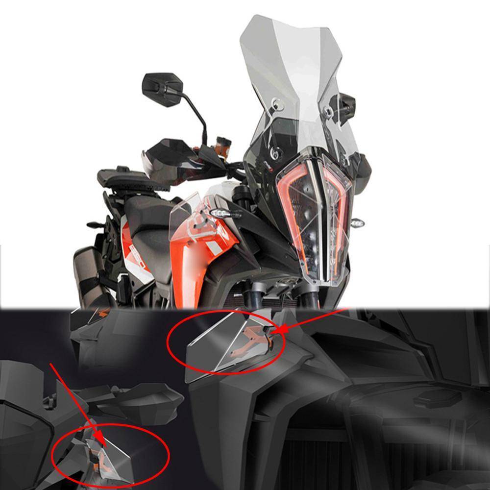 サイド フロントガラス ウインド カスタム 高品質 ハンドガード2017-2020 KTM 1290 スーパーアドベンチャー R S T 1090 ADV