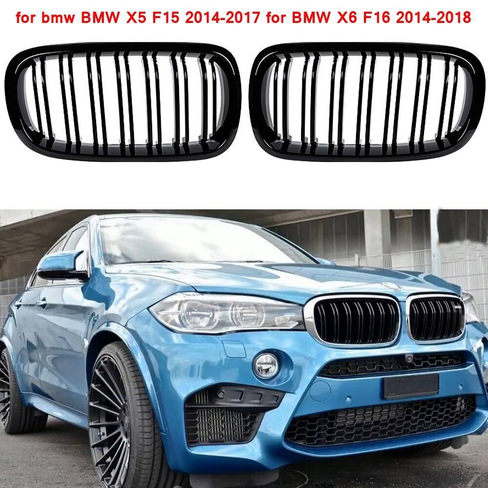 BMW F15 グリル ライン フロント グリル グロス カスタム 外装 高品質 ブラック BMW X6 F16 2014-2018