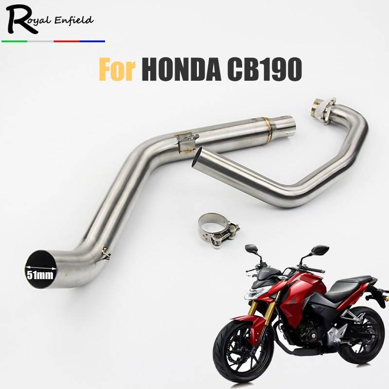 ホンダCB190 CB190R オートバイ 排気マフラー リンクパイプ 51ミリメートル カスタム 高品質 ホンダCB1..