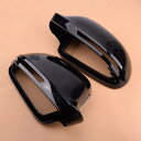 8T0 857 527 4F0 857 527 8T0 857 528 2個セット サイド ウイング バックミラーカバー キャップ カスタム アウディA3 A4 A5 A6(2)