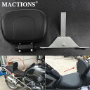 オートバイ 着脱式シーシーバー カスタム 高品質 人気 ドライバ 背もたれパッド 黒 BMW R1200GS ADV R1200GS LC 2013-2017