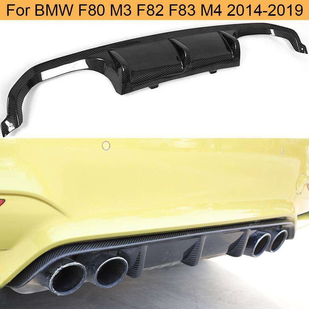 楽天市場】bmw f80 m3 f82 f83 m4 リアルカーボン リア ディフューザー 