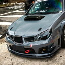 M01605 アイライン ライトカバー カーボン スバル インプレッサ GDF WRX STI 9 2006 2007