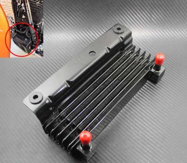 ハーレーツーリングー オイルクーラー 冷却装置 ラジエーター ウォータータンク ハーレーロードキング