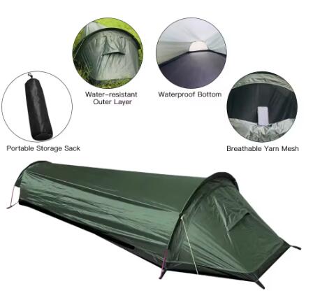 camp Tents Travel Backpacking Tents Outdoor camping Sleeping Bags Tents Lightweight Outdoor Single Person Tents