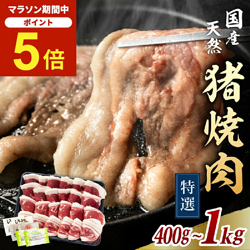 ＼楽天マラソン期間中★P5倍＆8000円以上400円OFFクーポン／天然猪肉 最高級 特撰 焼肉セット 国産天然猪肉 特撰食べ…