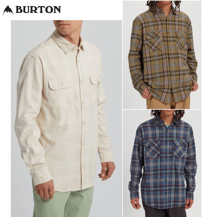 バートン BURTON メンズ フランネルシャツ トップス ネルシャツ チェック WOVEN TOPS MENS BRIGHTON FLNL