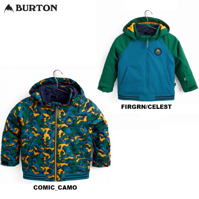 バートン BURTON キッズ 子供用 インサレーション入りボマージャケット トドラー アウター スノーボード ウェア スノボ JACKETS Toddlers' Bomber Jacket