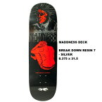 デッキテープ9インチ幅サービス スケボー MADDNESS マッドネス BREAK DOWN RESIN 7 - SILVER 8.375インチ