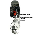 デッキテープ9インチ幅サービス スケボー MADDNESS マッドネス BREAK DOWN RESIN 7 - SILVER 8.5インチ