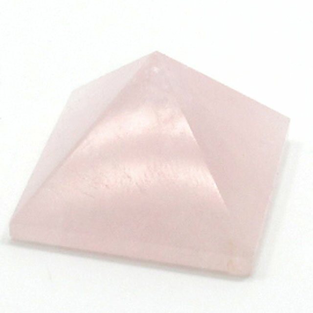 ピラミッド ローズクォーツ 置物 大きさ約3cm ピンク水晶 天然石 パワーストーン 水晶 ピラミッド ヒーリング アイテム インテリア
