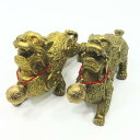 ヒキュウ 置物 風水 牛鈴付 貔貅 ヒキュウの置物 銅製 最大長さ13cm 対 ペア 雌雄 ひきゅうの置物 招財文様 魔除け 開運 金運 グッズ アイテム イン...