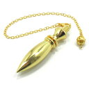 ペンデュラム ダウジング 金属 ゴールド メタル ラウンド ペンジュラム 占い 道具 パワーストーン 金色 ギフト プレゼント 振り子 フーチ