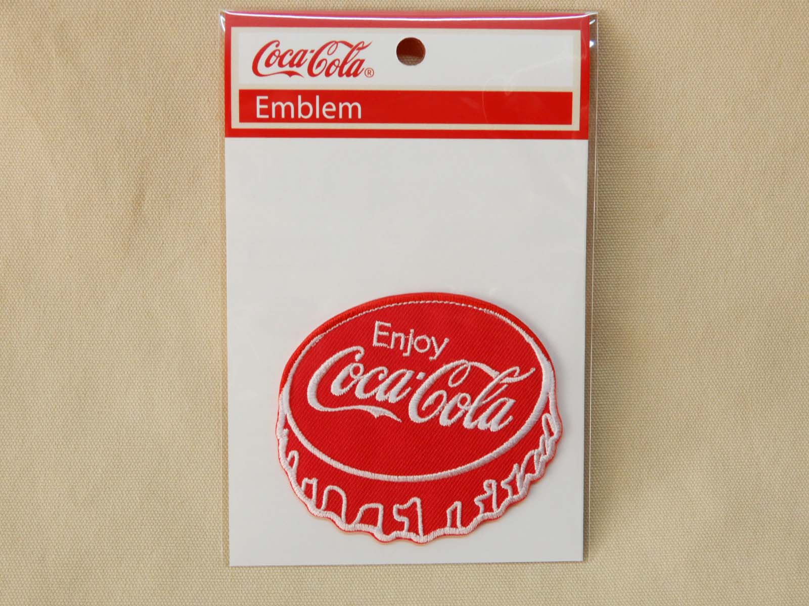 Coca−Cola☆CC−E7★コカ・コーラ ワッペン★EMBLEM☆Enjoy Coca−Cola /コカ・コーラ 王冠