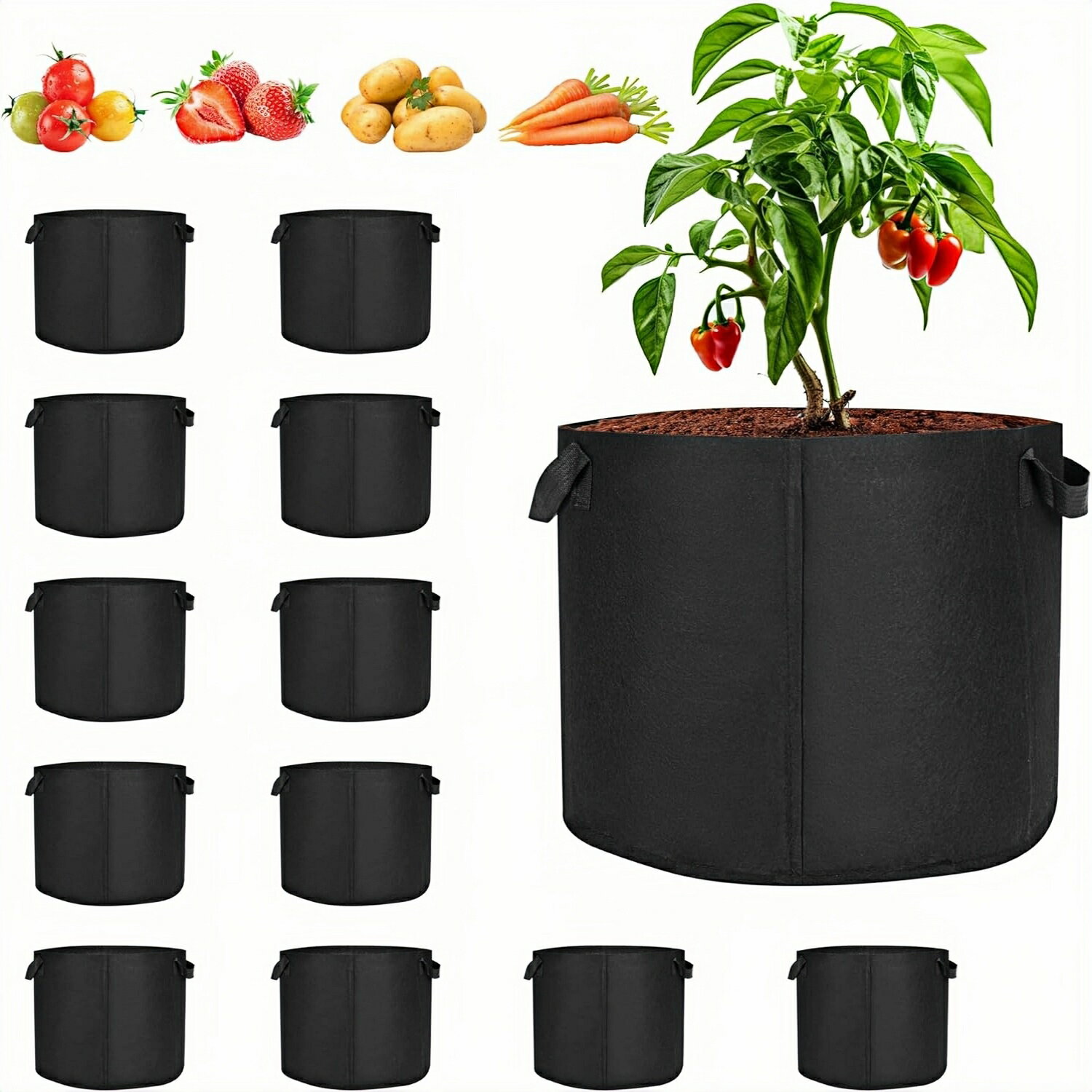 12個入り不織布プランター10ガロ...