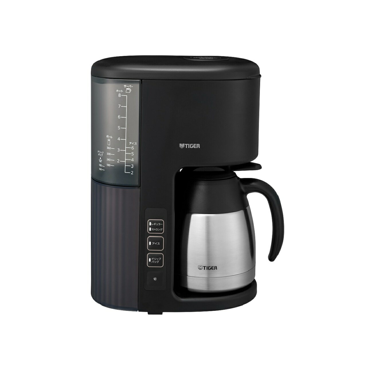 タイガー魔法瓶 コーヒーメーカー アイボリーブラック ACEV081KI 正規品 コーヒーマシン ACE-V081 KI ・