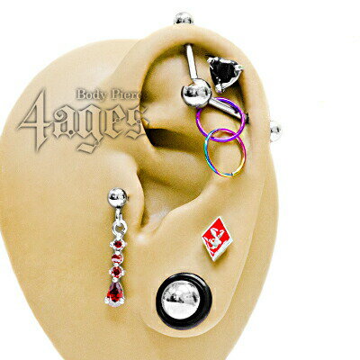 ボディピアス ステンレス 0G ラウンドプラグ...の紹介画像3