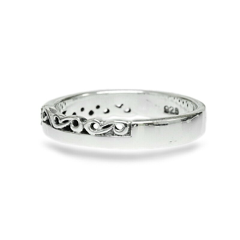 4agesの【アクセサリー】ジュエル付きデザインシルバーリング / silver シルバー925 9号 11号 13号 15号 17号 19号 21号 シルバー 指輪 CZ かっこいい 石あり メンズ レディース オシャレ 石付き デザイン かわいい｜アングル3