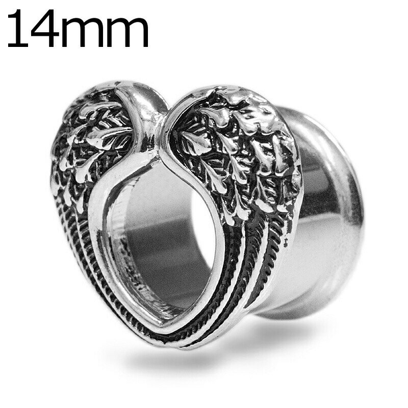 カラー 本体カラー：シルバー サイズ ゲージ：14mm 素材 316Lステンレススチール/真鍮 備考 ※実際のゲージよりフレア部分が大きく、はめ込みタイプなのでご注意ください。 ※ステンレスは殆どの人に問題はありませんが、人によってはアレル...