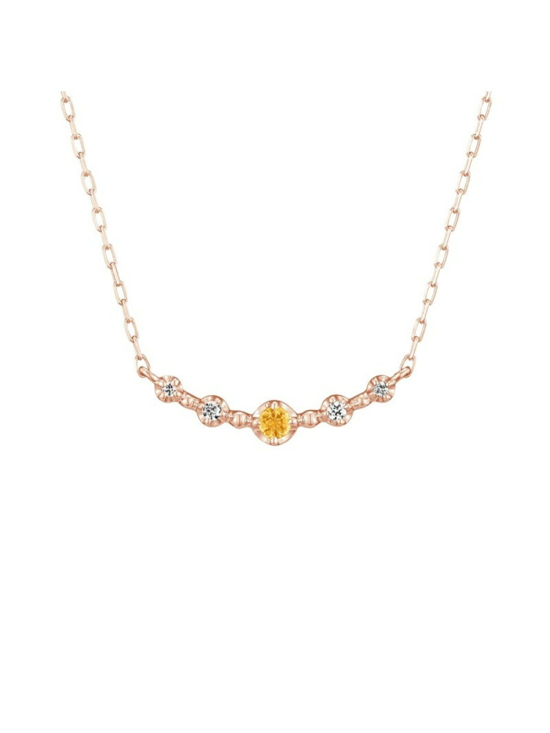【11月誕生石】K10ピンクゴールド ネックレス 4℃ ヨンドシー アクセサリー・腕時計 ネックレス ピンク【送料無料】[Rakuten Fashion](4)