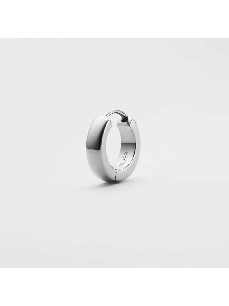 【4°C HOMME+】 シルバー フープ ピアス/片耳用 4℃ HOMME+ ヨンドシー アクセサリー・腕時計 ピアス シ..