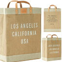 アポリス マーケットバッグ APOLIS Los Angeles Market Bag エコバッグ オシャレバッグ お買い物バッグ トート ジュート