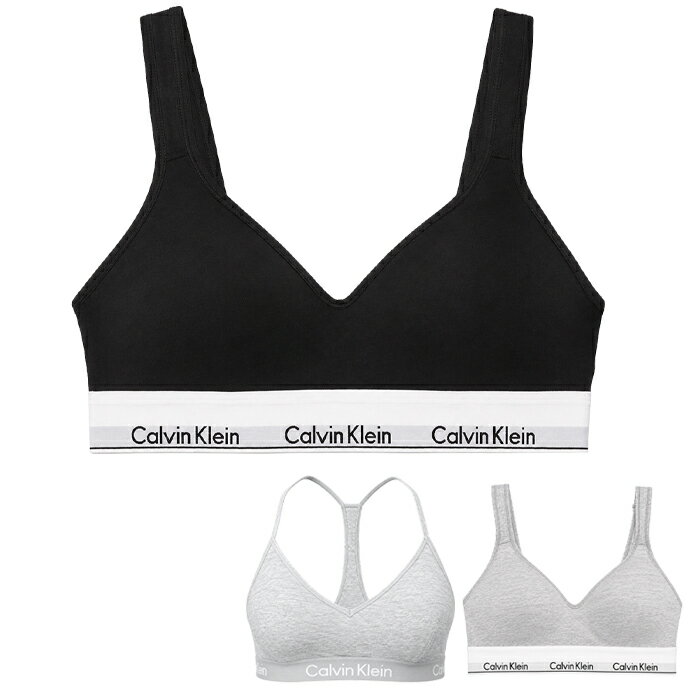 Rakuten - カルバンクライン レディース 下着 ブラレット Calvin Klein Womens Modern Cotton Wireless Bralette Bra スポーツブラ ナイトブラ ブラ ブラジャー ノンワイヤー 女性 F3785 メール便