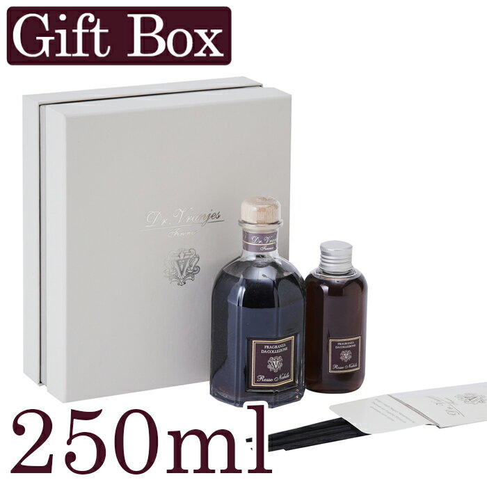 ドットール・ヴラニエス ロッソノービレ ギフトボックス ディフューザー リフィル Dr. Vranjes ROSSO NOBILE GIFT BOX 250ML WITH STICKS + 150ML REFILL