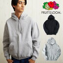  FRUIT OF THE LOOM フルーツオブザルーム スウェット パーカー 12オンス ジップパーカー スウェット 裏起毛 82230R メンズ FRUIT OF THE LOOM Full-zip Hooded Sweatshirt 12oz パーカー スウェット コットン 男女兼用