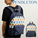 Pendleton バッグ バックパック リュック Pendleton Backpack ファルコンコーブパターン コットン バッグ キャンプ メンズ レディース ユニセックス リュック バック 男女兼用 カジュアル リュックサック 通学 通勤 旅行 おでかけ デイバック