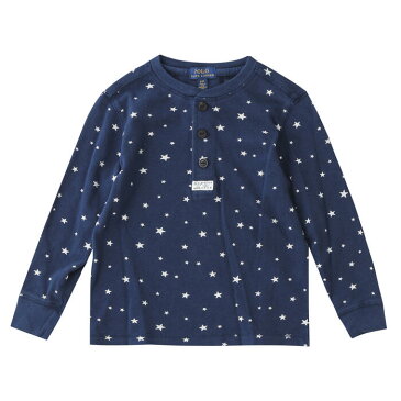 【クーポンで全品15%オフ】 ラルフローレン キッズ トップス ボーイズ 長袖 星柄 Polo Ralph Lauren ラルフ 子供 服 男の子