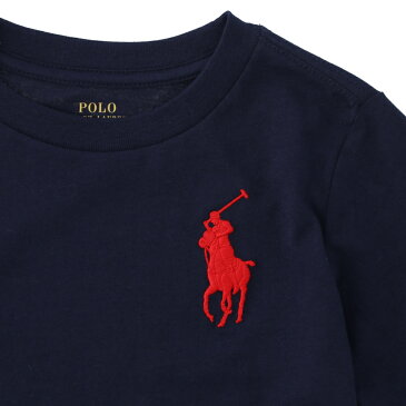 ラルフローレン Tシャツ 長袖 キッズ ビッグポニー コットンメッシュ ポロ 男の子 コットン ポロシャツ Big Pony Cotton Mesh Polo POLO RALPH LAUREN ポロ 【メール便】