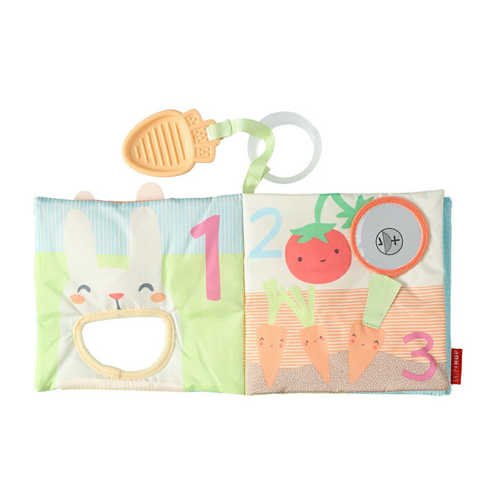 スキップホップ アクティビティブック Soft Activity Book Farmstand skip hop おうち時間 ベビー 布製おもちゃ 布絵本 布製玩具 赤ちゃん 出産祝い ギフト プレゼント　メール便【ク50％】