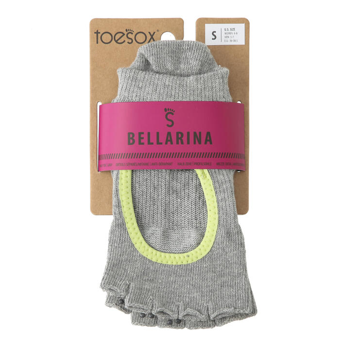 【クーポンで最大500円オフ】 TOESOX トゥーソックス Half Toe Bellarina Grip Socks ハーフトゥー バレリーナ グリップ ソックス 五本指靴下 メール便