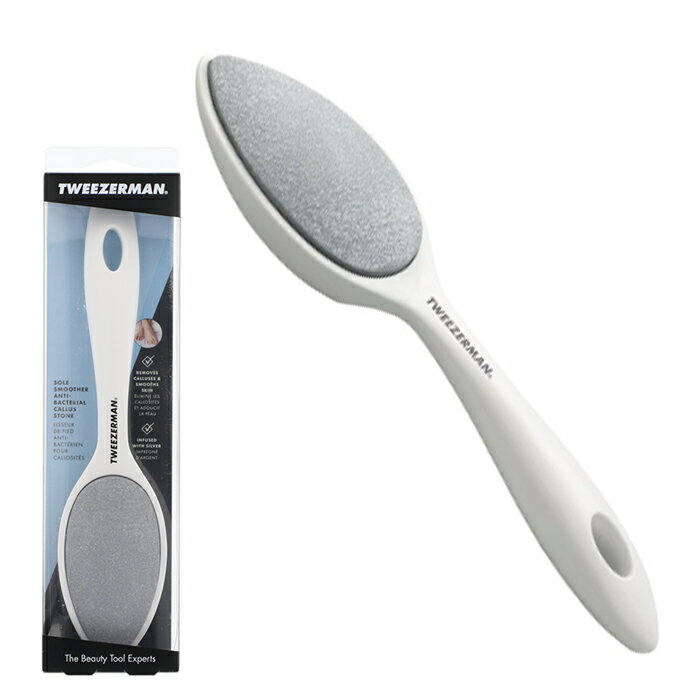 ツィーザーマン かかとやすり Tweezerman 踵ケア かかと ソレ スムーサー 角質 ヤスリ カルスストーン Sole Smoother Antibacterial Callus Stone フットケア 角質ケア