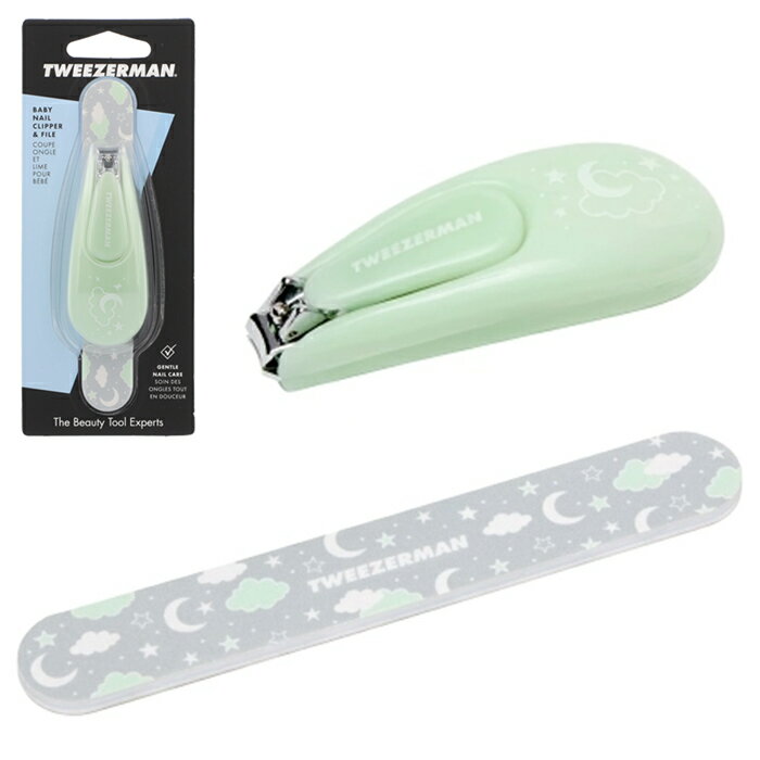 ツィーザーマン 赤ちゃん 爪切り やすり付きベビー爪切り Tweezerman Baby Nail Clipper With File 爪切り ニッパー ベビーケア 赤ちゃん ネイルクリッパー ハンドケア 【メール便】