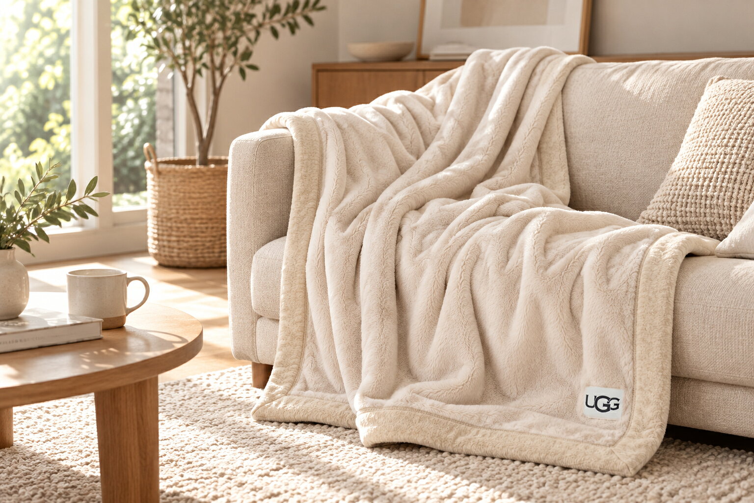 UGG ブランケット アグ ダッフィールド 毛布 ラッピング ギフト 海外正規品 DUFFIELD THROW 4cal-10010132 BeautyHolister サンプル画像3
