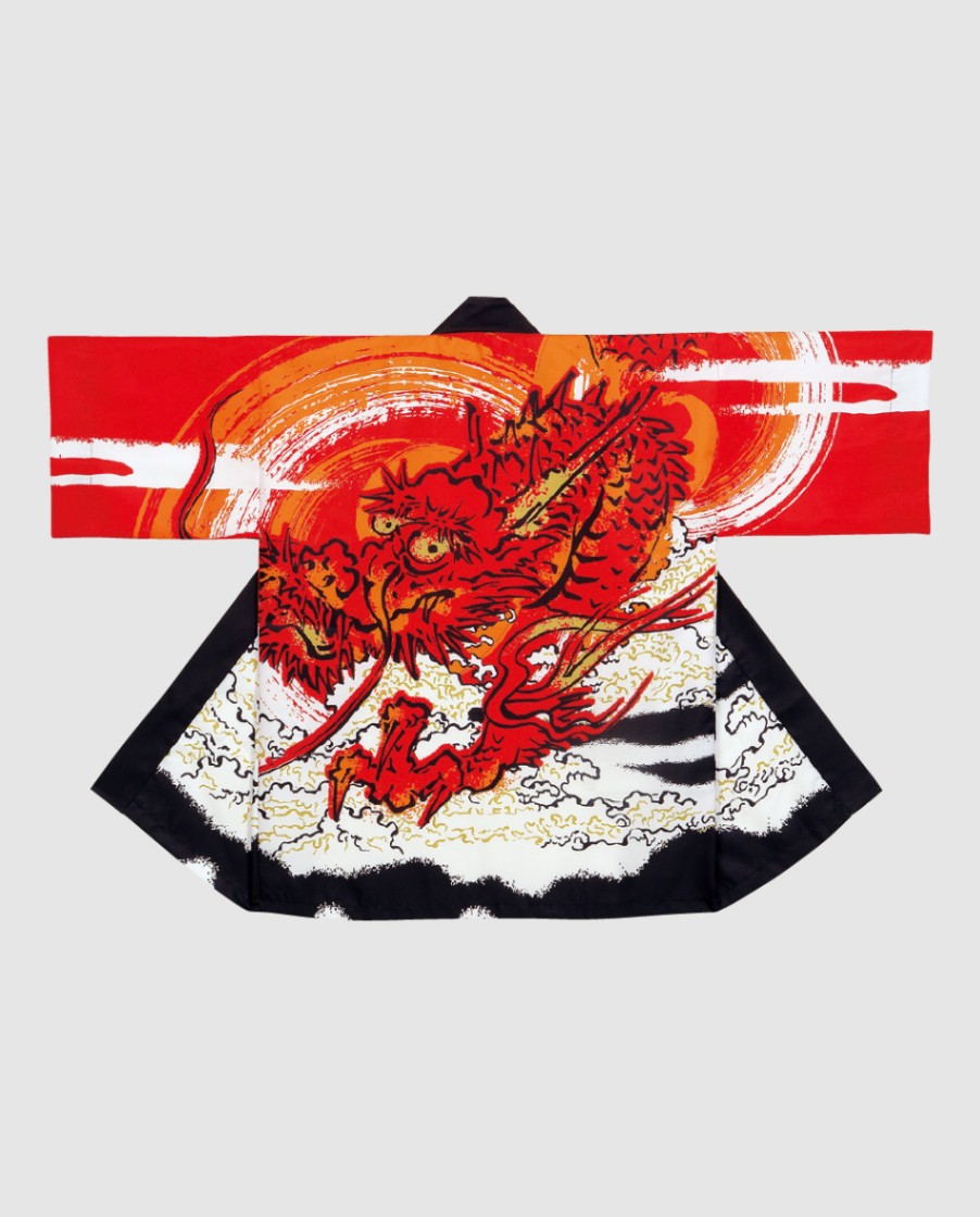 大人法被【お取り寄せ5営業日程度】龍 [納得楽天価格 通販 オリジナル ハッピ 半纏 半天 はんてん 祭り 祭り衣装 お祭り用品 イベント 文化祭 学園祭]