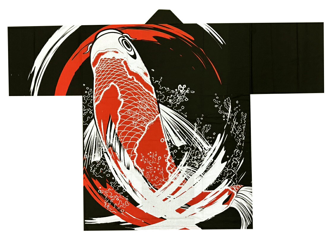 法被　破竹の勢い　日本の踊り 綿100％　天竺生地使用　薄めのさらっとした生地なので羽織りやすいです 身丈80cm　身幅68cm（規格） サイズ感 大人男性　Lサイズ 女性では少し大きめに感じますがイベントや 一般のお祭りには問題ないサイズ...