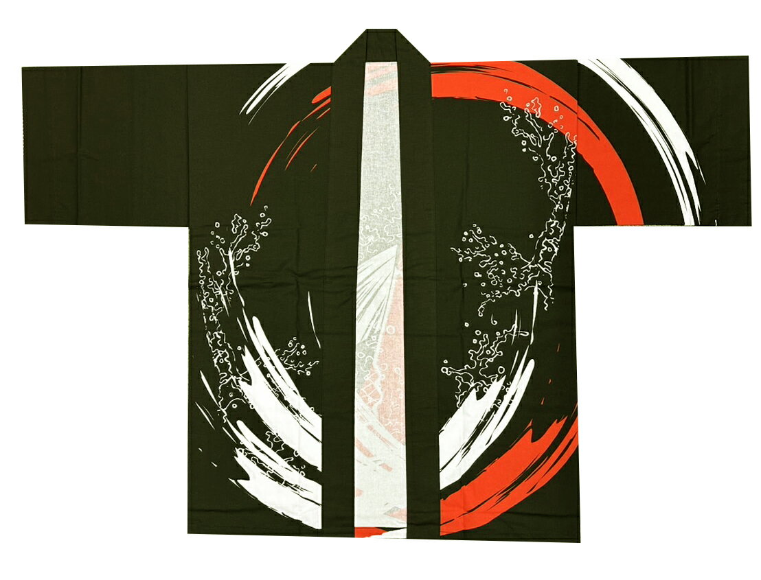 大人法被【お取り寄せ5営業日程度】鯉　紅白 [納得楽天価格 通販 オリジナル ハッピ 半纏 半天 はんてん 祭り 祭り衣装 お祭り用品 イベント 文化祭 学園祭]