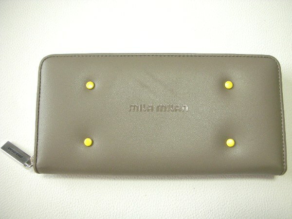 mila milan ミラ ミラン定価1,8万 牛革 長財布ラウンドファスナー仕様トープご注文頂いた即日発送翌日お届け