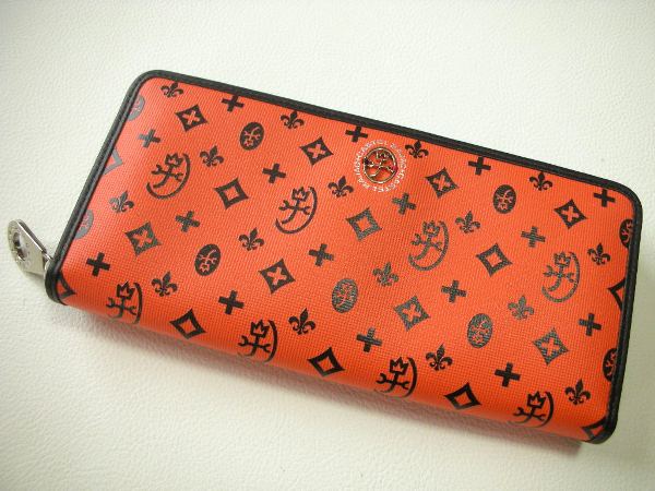 CASTELBAJACカステルバジャック牛革 長財布ラウンドファスナーオレンジご注文頂いた即日発送翌日お届け
